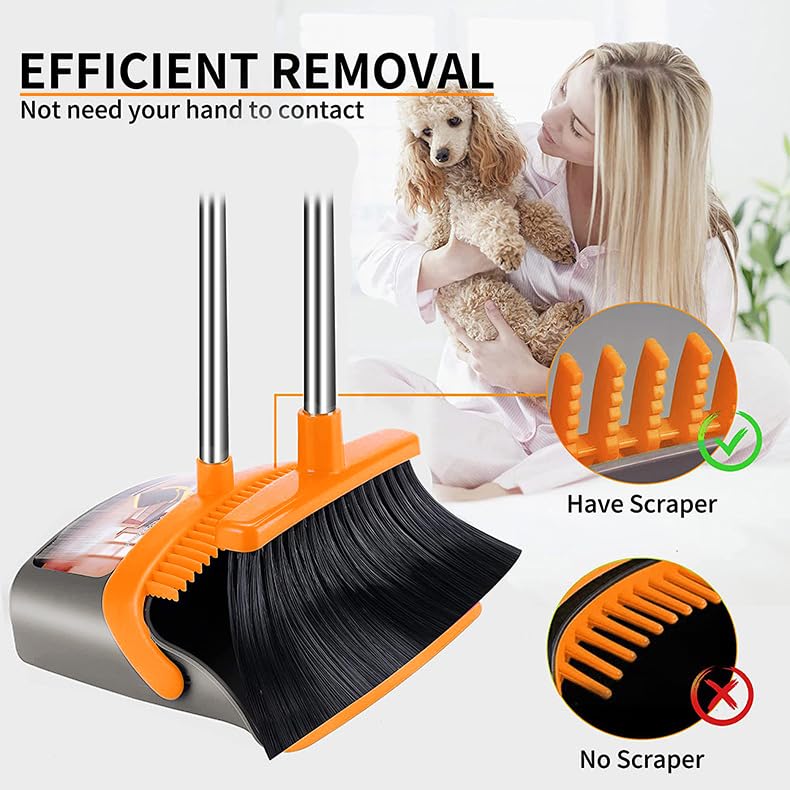 Brooms with Dustpan Combo Set