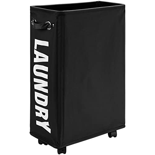 Rolling Laundry Basket Hamper on Wheels