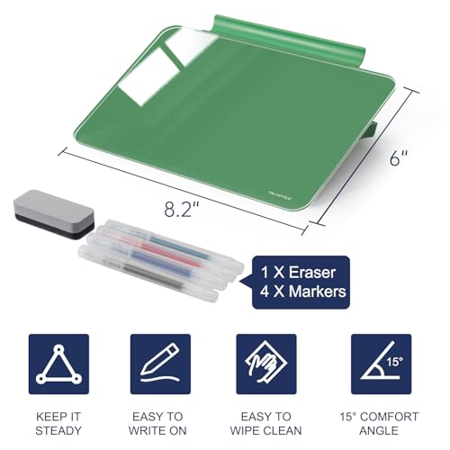 Small Desktop Glass Whiteboard