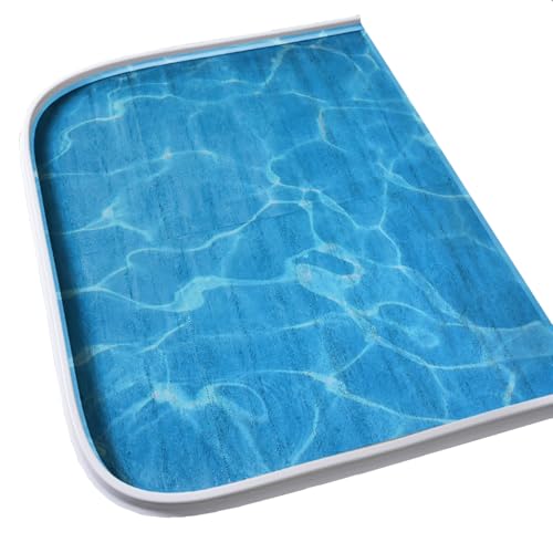 80inch Extra Height White Soft TPE Silicone Flexible Bathroom and Kitchen Water Stopper Water Retaining Stripe