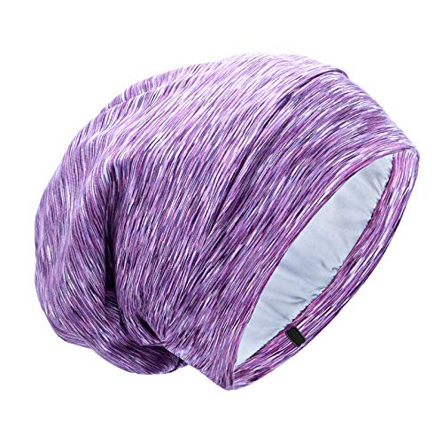 Silk Satin Lined Bonnet Sleep Cap