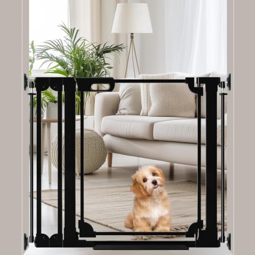 Clear Baby Gate for Stairs Modern Design Acrylic Auto Close Pet Gate