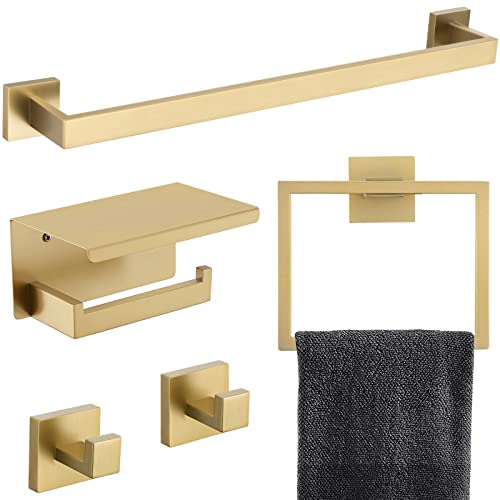 5 Pieces New Bathroom Towel Bar Set 23.6