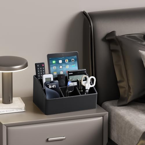 PU Leather Desk Organizer