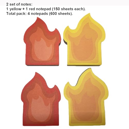 Funny Garbage Can Fire Sticky Notes 300 Sheets