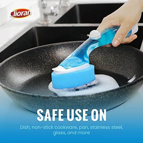 Scrub Dots Dishwand Refills Heads Sponge for Scotch