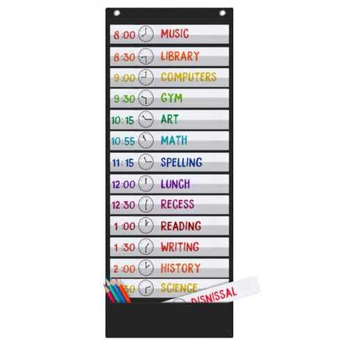 Large Visual Schedule Pocket Chart