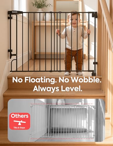 Removable & No Bottom Bar Baby Gate
