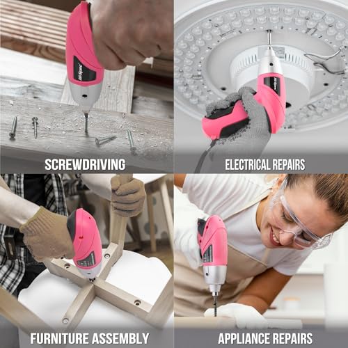 Small Electric Screwdriver with Driver Bits