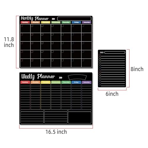 Magnetic Dry Erase Calendar Whiteboard
