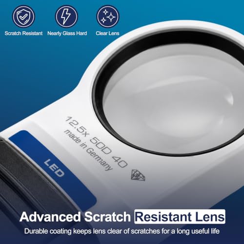 Handheld Magnifier with Mobilux LED Light