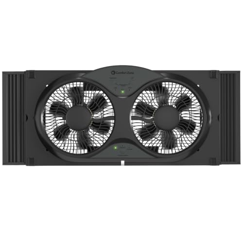 9" Smart Reversible Twin Window Fan