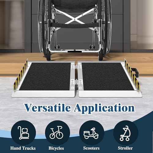 Portable Foldable Aluminum Wheelchair Ramp