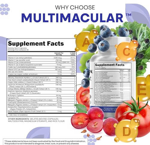 Clean Nutra Eye Vitamins with Bilberry Lutein and Zeaxanthin Supplements Lycopene 40mg Resveratrol Grape Seed Astaxanthin for Eyes