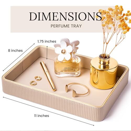 Perfume Tray Valet Tray Night Stand Organizer
