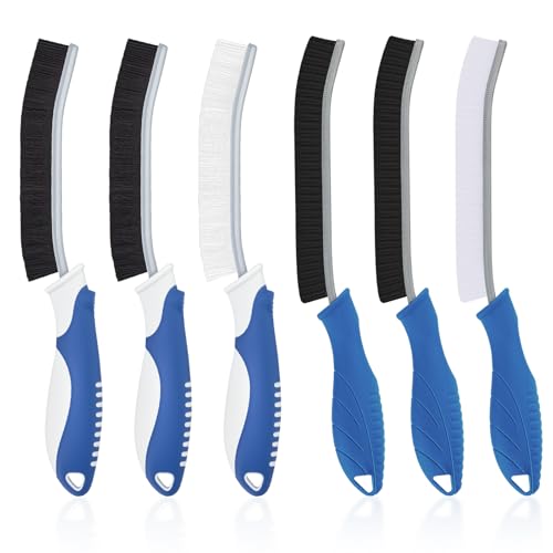 6Pcs Hard Bristle Crevice Cleaning Brushes