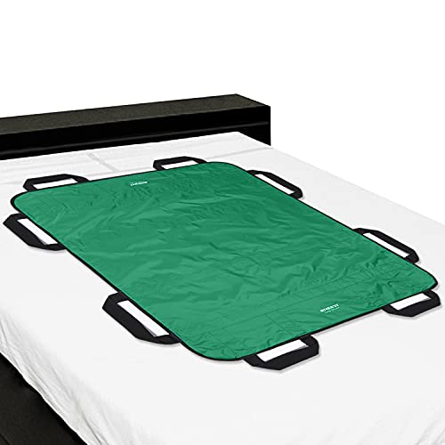 Multipurpose 48" x 40" Positioning Bed Pad with Reinforced Handles