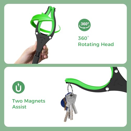 Extra Long Foldable Reacher Grabber Pickup Tool
