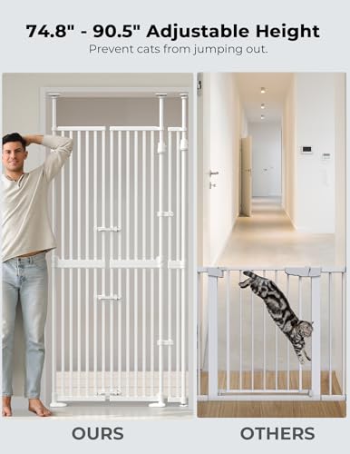 Extra Tall Cat Gate for Doorway