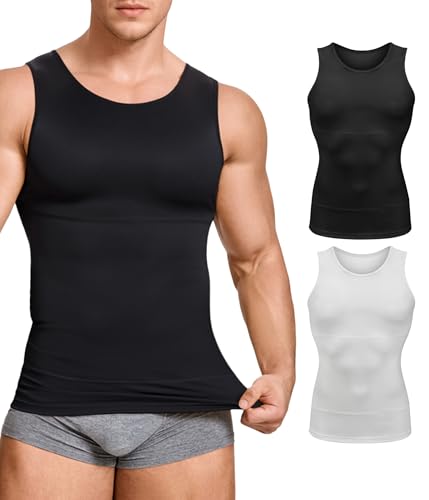 Men's Compression Shirt Shapewear Slimming Body Shaper Vest