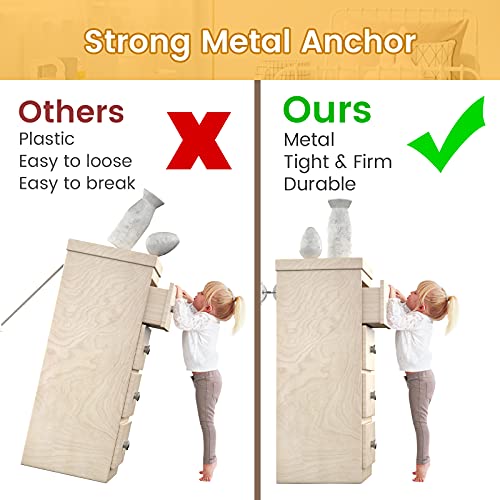 Furniture Anchors Anti Tip Furniture Straps for Baby Proofing