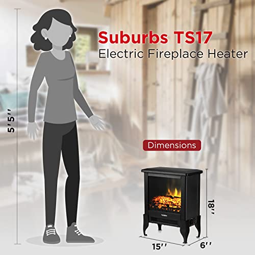 Suburbs TS17&TS20 Infrared Electric Fireplace Stove