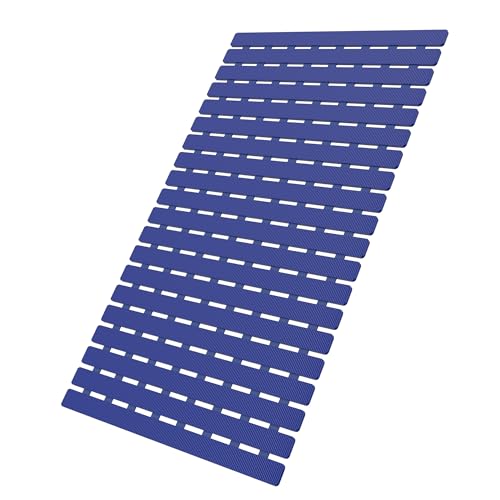 Bath Tub Shower Mat Non Slip Bathtub Mats for Bathroom Shower Floor Mat Bath Mats for Shower Tub Anti Slip Shower Mat with Drain Hole and Large Suction Cups