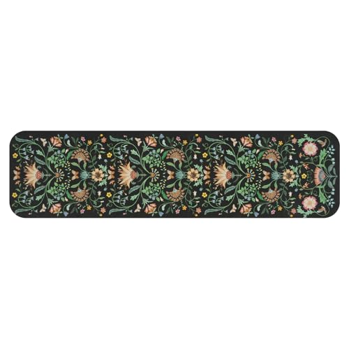 Stair Treads Non Slip Floral Stair Runner