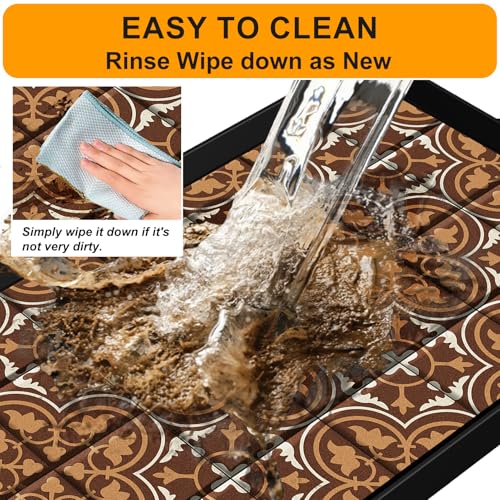 Boot Tray Shoe Mat Decorative Patterned