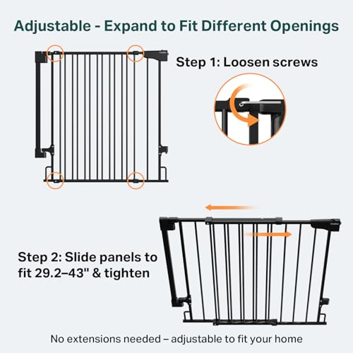 No Bottom Bar Baby Gate