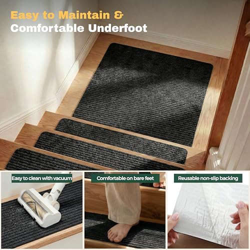 Carpet Stair Treads for Wooden Steps