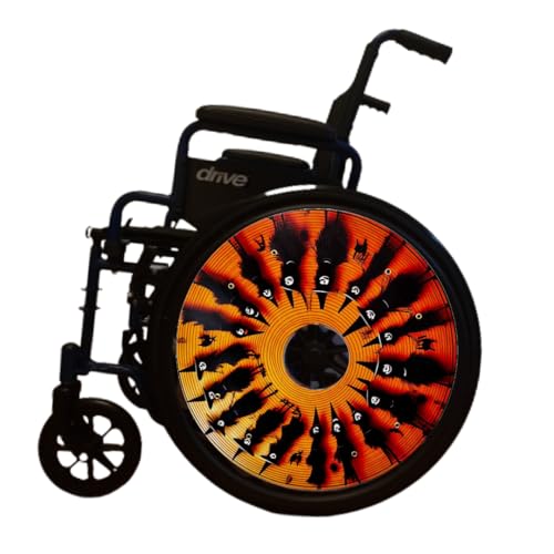 Designer Cover for Wheelchair Wheels