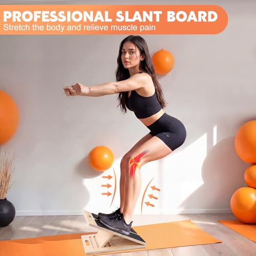 Portable Slant Board for Calf Stretching