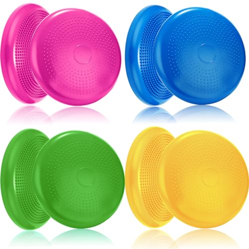 4 Pcs Wiggle Seat Flexible Inflated Wobble Cushion