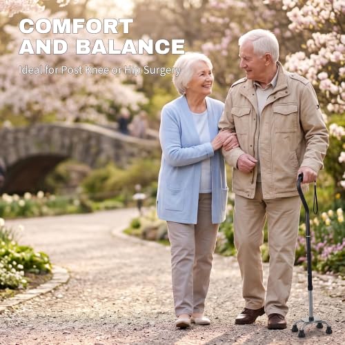 Floral Quad Cane for Women