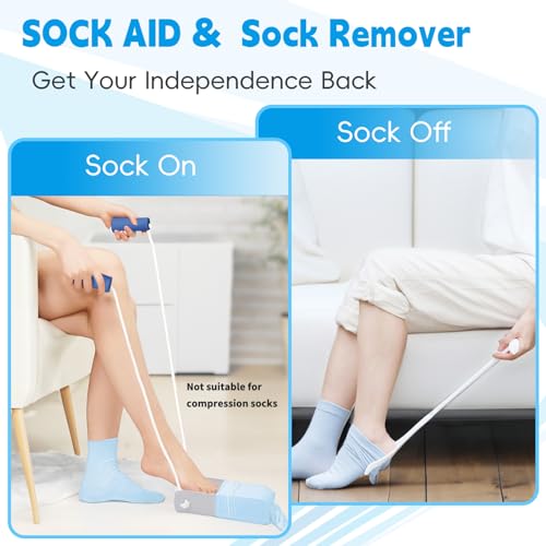 Sock Aid Kit Sock Puller Aid Easy On and Off