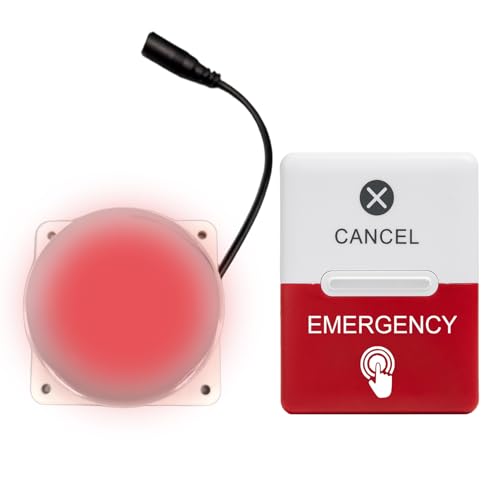 Disabled Person Toilet Alarm Bathroom Notice Kit SOS Button Emergency Medical Alert System for Elderly Patient in Hospitals