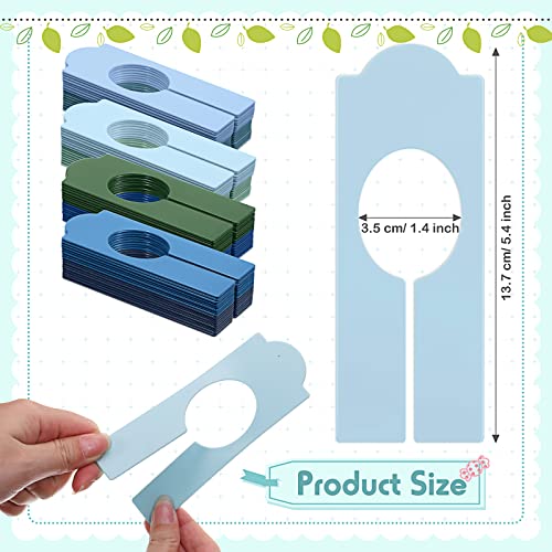 64 Pcs Closet Dividers Hanging Clothes Clothing Rack