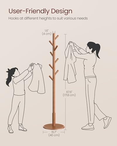 Solid Wood Coat Rack