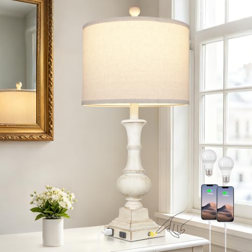 Rustic Table Lamps Set of 2