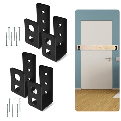 Heavy Duty Door Barricade Brackets