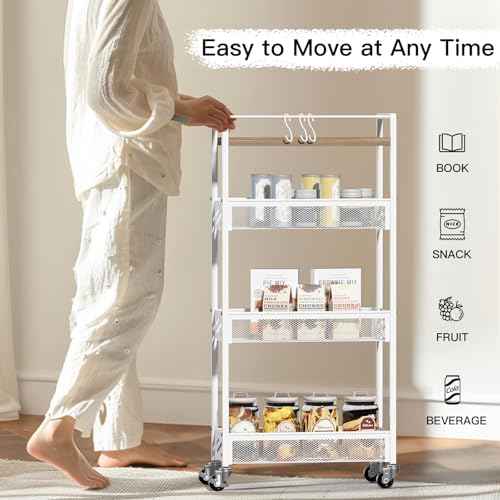 DGSNADGO Slim Rolling Storage Cart