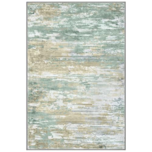 Abstrac Washable Rugs for Entryway