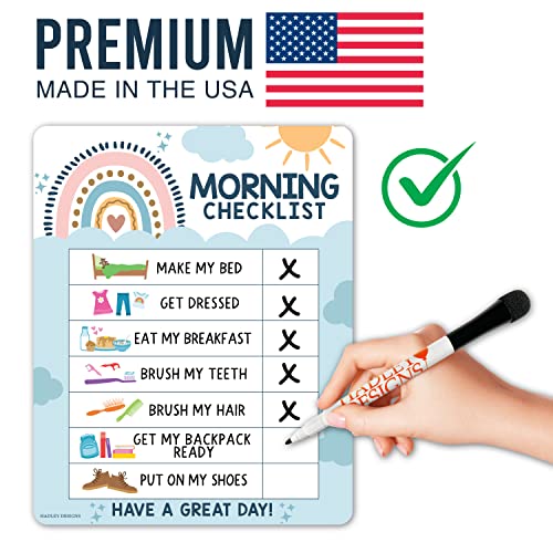 Magnetic Morning & Bedtime Routine Chart for Kids
