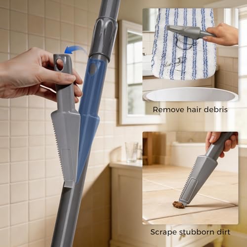 Flat Mop with Stainless Steel Handle