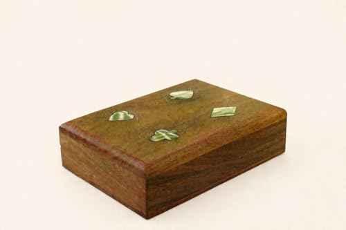 Wooden Playing Card Box