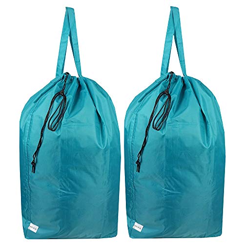 Tear Proof Nylon Laundry Bag with Handles 2Pack