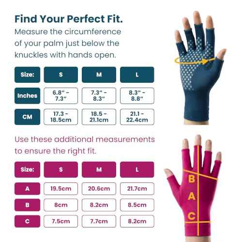 Fingerless Compression Gloves for Men & Women for Everyday Comfort & Hand Support