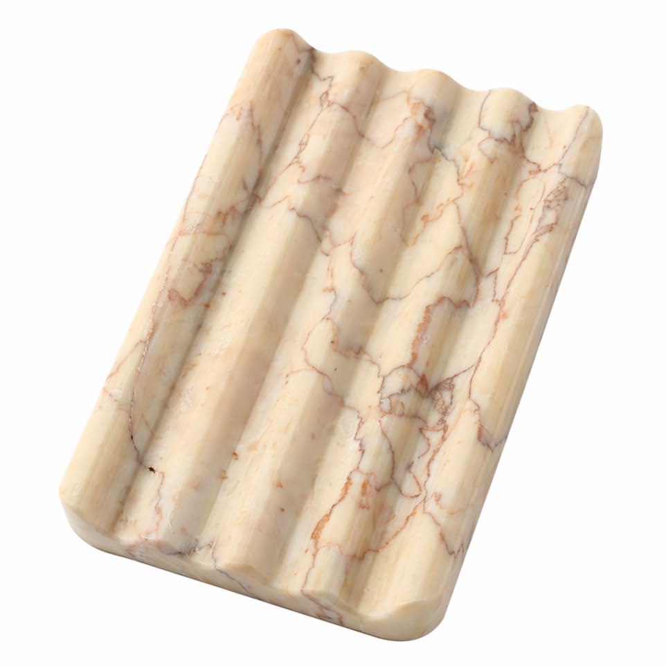 Natural Marble Soap Dish for Shower