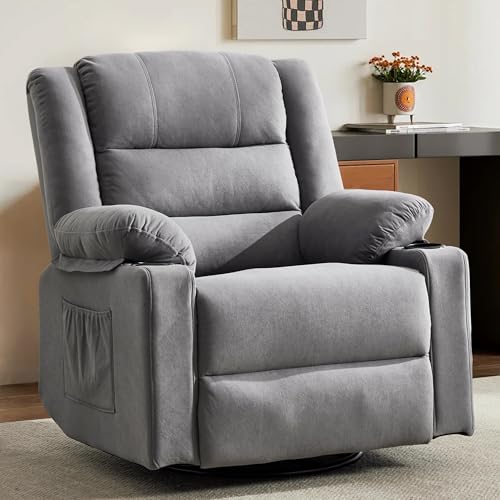 360°Swivel Rocker Recliner Chair for Adults